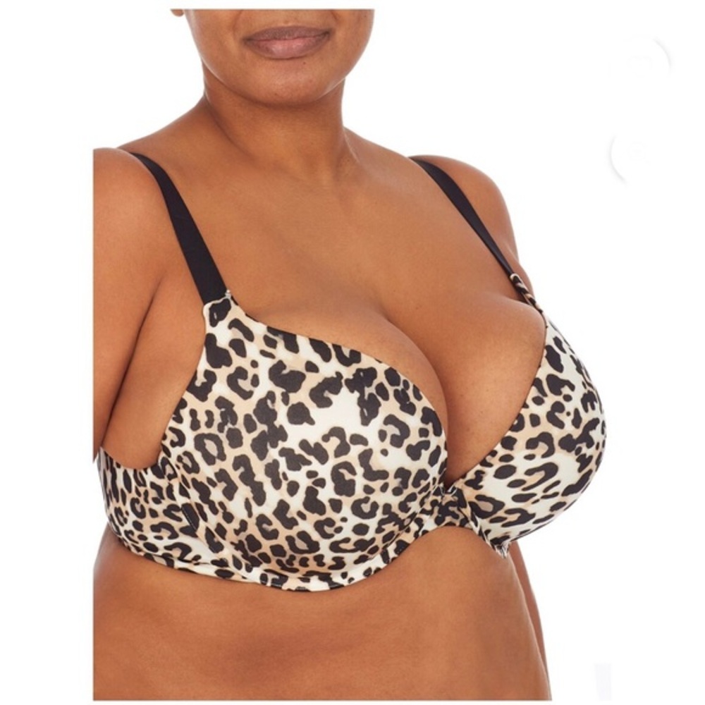 Leopard Print Underwire Bra